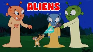 Rat A Tat - Dangerous Aliens Attack Mouse - Funny Animated Cartoon Shows For Kids Chotoonz TV