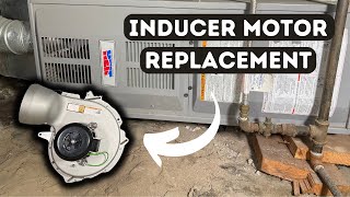 How To Replace An Inducer Fan Motor Assembly On An 80% Furnace