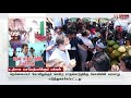 தென்மாவட்டத்தை கலக்கும் ராகுல்... சாலையோர கடையில் இளநீர் இளைப்பாறல்