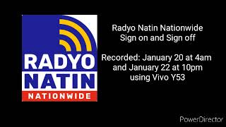 Radyo Natin Nationwide - Sign on and Sign off (January 2025)