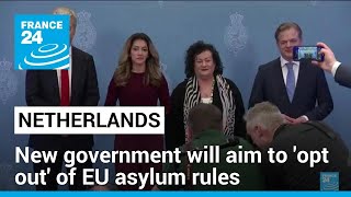 The Netherlands veers sharply to the right with a new government • FRANCE 24 English