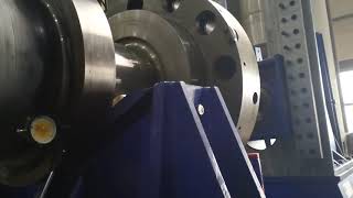 Joule Enerji Tunçbilek Power Plant HP Turbine Rotor Mobil Lathe Seal Replacement