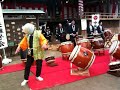 japanese spring festival. traditional performance