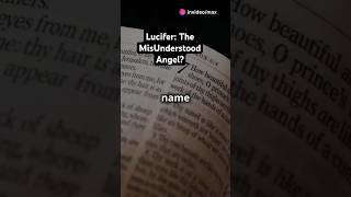 Lucifer: The Misunderstood Angel? #shorts