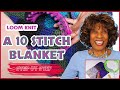 A Ten Stitch Blanket for Loom Knitters - Step By Step - Wambui Made It - 10 Stitch Blanket