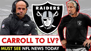 Raiders Rumors: Pete Carroll Next Head Coach? NFL News On Robert Saleh, Patrick Graham, Ben Johnson