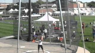 Nicole Lomnicka- 64.55m; June 7th, 2012 @ NCAA Championships (Des Moines, IA)