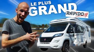 Le PLUS GRAND Profilé de chez Rapido ! 696F 2022 (pas du tout sur châssis Al-ko !)