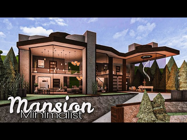 Bloxburg Mega Mansion Modern Warm House - Mundopiagarcia