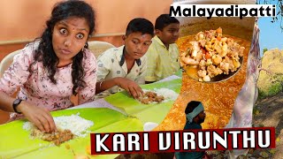 Traditional Kari virunthu I Malayadipatti I Tastee with Kiruthiga