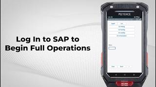How to Setup SAP with a KEYENCE Mobile Computer