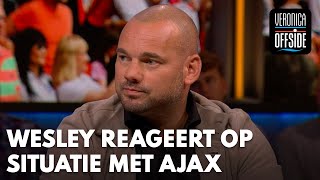 Wesley reageert op situatie met Ajax, gesprek met F-side en uitspraak Johan Derksen
