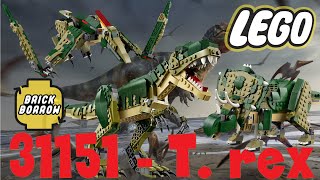 Lego Set 31151 - T-rex 3 in 1 *** SPEED BUILD & REVIEW ***