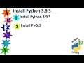 INF2611 - 2021 - Install Python and PyQt5
