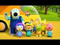 Merangkai puzzle pororo, naik pesawat | the little penguin