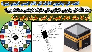 Four Corners of Kaba | Countries Located on Each Side of Baitullah | Directions of Khana Kaba