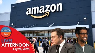 Amazon Salaries SHOCK Everyone 🤯 $TSLA Crashes🤮$GOOGL Explodes 🚀 | LIVE July 24