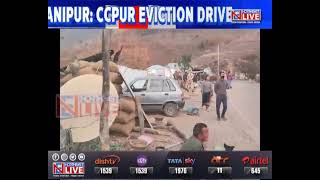 Villagers confront cops over eviction drive in Manipur