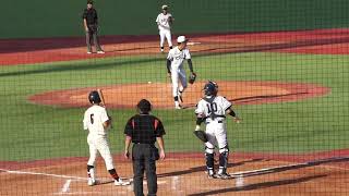 2023/10/11(水) 西舘勇陽(中央大学) vs 角田勇斗(日本大学) 空振り三振