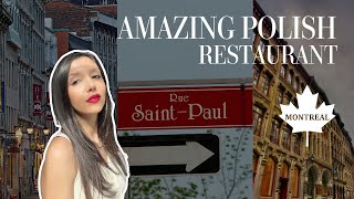 I explore a Polish restaurant in Old Montreal | Stash Café