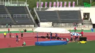 2022.5.16　東日本実業団陸上選手権大会　女子200m決勝　大松運輸アスリート社員　喜田奈南子　7レーン