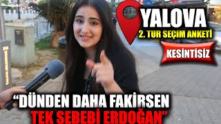 YALOVA 'da MÜLTECİLERİN YOĞUN İLGİ GÖSTERDİĞİ SEÇİM ANKETİ \