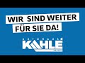 wir sind weiter für sie da autohaus kahle gruppe