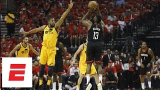 James Harden powers the Houston Rockets to Game 1 victory over Utah Jazz | ESPN