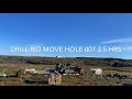 drill rig move 2020 time lapse