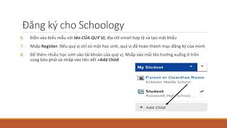 How To Register For Schoology -- Vietnamese