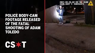 Police body-cam footage released of the fatal shooting of Adam Toledo