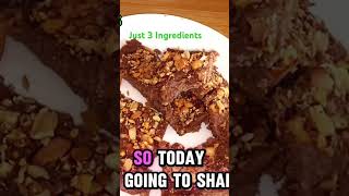 Just 3 Ingredients Desert#PeanutDessert#EasyRecipes#HomemadeTreats#3IngredientDessert#shortvideo