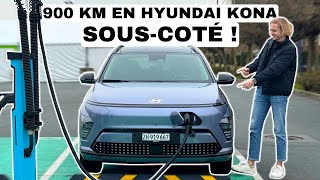 Long trajet en Hyundai Kona électrique: voici pourquoi il est sous-coté !