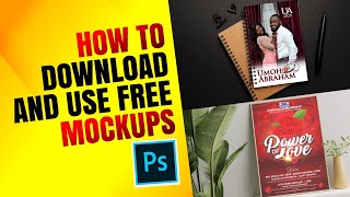 How to download and use free mockups