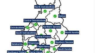 Name the finnish regions.