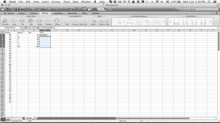 Frequency Counts and Histograms in Excel for Mac 2011