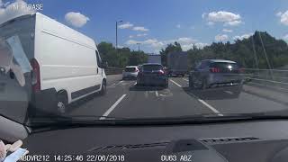 Bad Diving Volvo Queue Jumper To Get Ahead