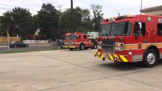 2008 MCFRS Reserve Engine 4/716 \u0026 Truck 716 Responding To Auto Accident With People unconscious