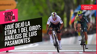 ¿Qué dejó la etapa 1 del Giro?: análisis de Luis Pasamontes