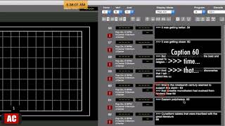 Create Closed Caption Using Auto Time Stamp on Mac-MacCaption