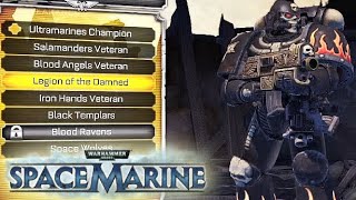 WH40K: Space Marine ► All DLC skins and Armor Sets!
