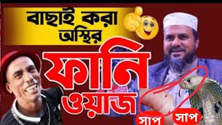 মাহফিলে বড় এক সাপ পরে যা ঘটলো হাসতে হাসতে বেহুস মোস্তাক ফয়েজী হাসির ওয়াজ  mostak fooji waz Islamiwaz