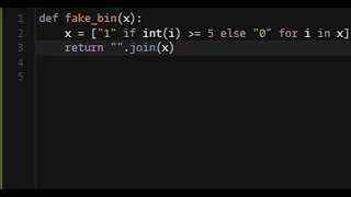 Python - Fake Binary | Codewars 8KYU