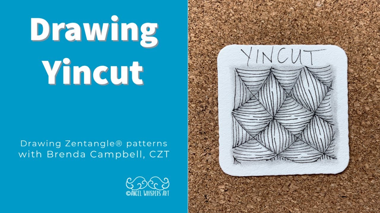 Zentangle Patterns Angel Whispers Art Yincut Youtube