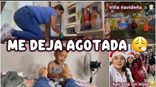 Salgo muy Cansada del Trabajo por eso no eh subido VIDEOS 🫠😮‍💨🧹🧽/ Salid de nuevo Sola Sin Hijos ✅🎅🏻