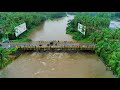 aerial view of kunthi river കര കവിഞ്ഞൊഴുകുന്ന കുന്തിപ്പുഴ ആകാശകാഴ്ച