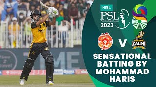 Sensational Batting By Mohammad Haris | Islamabad vs Peshawar | Match 29 | HBL PSL 8 | MI2T