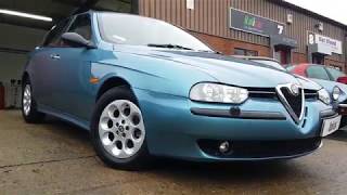 1999 Alfa Romeo 156 2.5 V6 in Fantasia Blue