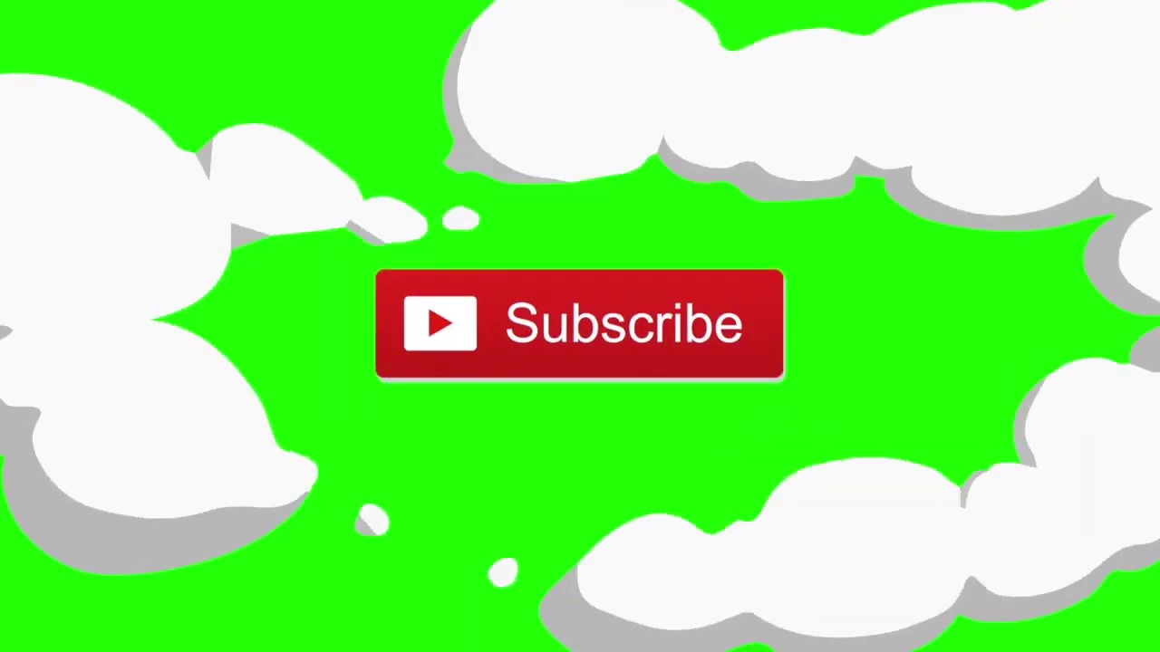 Animated Youtube Subscribe Button Green Screen Pack Free Download