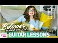 Imagine Dragons - Believer | Easy Guitar Songs for Beginners & Chords (by Sophie Pecora)